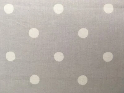 Cath Kidston Spots Grey 1M x 1M 100cm Square Lightweight cotton fabric new - Image 1 of 3