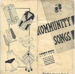 DE COLECCIÓN TOOKE BROS. TIENDA LIMITADA, FOLLETO DE CANCIONES COMUNITARIAS - CANCIÓN FRANCESA E INGLESA - Imagen 1 de 2