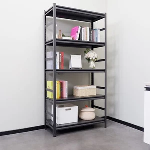 Storage Shelves, 5 Tier Heavy Duty Metal Shelving Unit, Adjustable Shelving Unit - Picture 1 of 11