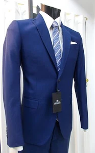 ABITO UOMO FIRMATO FUSTENBERG 46 ELEGANTE CERIMONIA SPORTIVO WEDDING MAN - Imagen 1 de 5