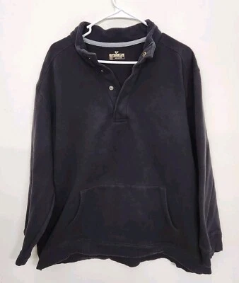 Sudadera con bolsillo pulóver polar Outdoor Life XXL negra 1264 Foto 1 de 4