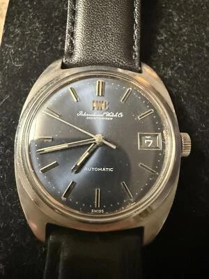 Reloj IWC Automático Vintage - Esfera Suiza con Correa de Cuero Foto 1 de 4