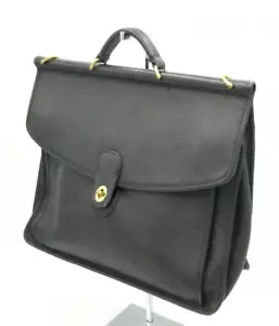 Coach A6C 5266 LARGE Vintage Beekman Black Briefcase/Laptop Bag w/Turnlock - Picture 1 of 11