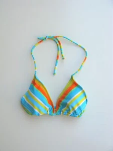 Top de baño de bikini en Mocean California Dreaming a rayas S nuevo sin etiquetas $32 - Imagen 1 de 3