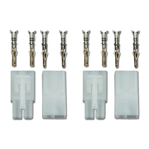 ✅ 4 Stück 2 Paar Tamiya Stecker Buchse Kupplung Lipo 13,4mm RC Akku Adapter ✅ - Bild 1 von 10