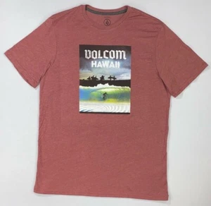 Men's Volcom Modern Fit Cotton/Polyester Hawaii T-Shirt - Picture 1 of 9