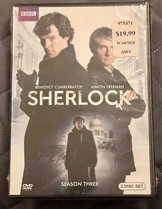 SHERLOCK: BBC SEASON THREE 2 DISC DVD SET FREE SHIPN 📦 l👀k - Picture 1 of 10