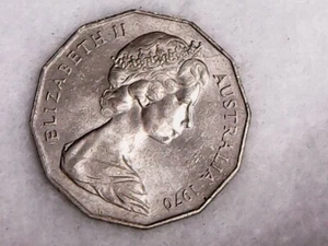 1970 Australia 50 Cents - AU - Picture 1 of 2