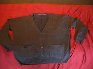 Jacke, Damen, Merinowolle, sehr fein gestrickt, grau, nie getragen - Bild 1 von 5