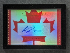 2014-15 Panini Anthology DERRICK POULIOT 133/299 Auto Holo Home And Native Land - Picture 1 of 3