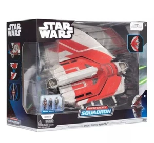 Star Wars Micro Galaxy Squadron Ahsoka Tano T-6 Shuttle mit Ahsoka/Zaunkönig Mini Fig🆕 - Bild 1 von 11