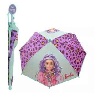 Barbie Doll Girls Umbrella Rain Sun Toddler Baby Toy Gift Children Kids - Picture 1 of 2