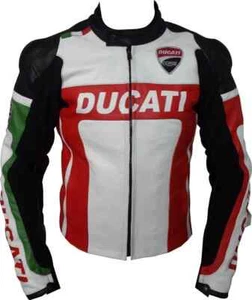 Ducati Racing Motorbike Leather Jacket New Ducati Motorcycle Biker Jacket - Picture 1 of 5