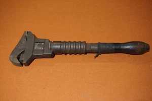 Vintage 16" Bemis & Call Adjustable Double Jaw Monkey Pipe Railroad Wrench - Picture 1 of 3