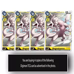Magnadramon - ST3-10 R - Rare Digimon TCG Card Playset Yellow - Picture 1 of 1