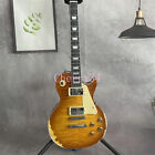 Relic Sunburst Lp Standard Electric Guitar H-H Pickup Chrome Hardware Abr Bridge