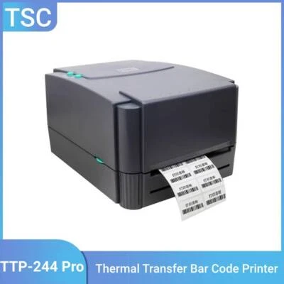 TSC TTP-244 Pro Desktop Thermal Transfer Barcode Label Printer USB 203DPI - Image 1 of 4