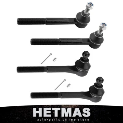 Kit de 4 piezas de varilla de amarre delantera interior y exterior para Chevy GMC 4x4 ES2836 ES2838 Foto 1 de 4