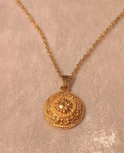 NEU! EDELMODESCHMUCK KETTE VERGOLDET MIT ANHÄNGER BUGOR COLLECTION  - Bild 1 von 6