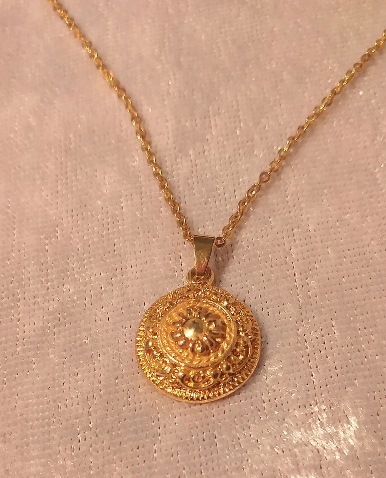 NEU! EDELMODESCHMUCK KETTE VERGOLDET MIT ANHÄNGER BUGOR COLLECTION  - Bild 1 von 4