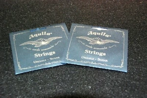 2 Sets Aquila Ukulele 150U Uke Soprano High G Sugar Strings Made in Italy 150 U - Picture 1 of 1