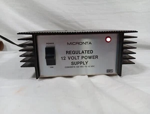 Micronta Regulated 12V (13.8VDC-2.5A Power Supply Cat No 22-120A Tested Works - Picture 1 of 6