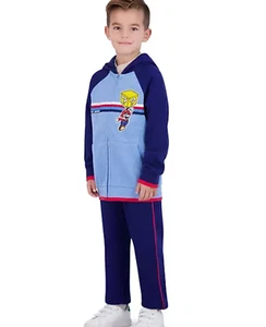Nintendo Super Mario Bros. Boys Sweatshirt Pant Set sz 4-12 Hoodie Shirt Outfit - Picture 1 of 8