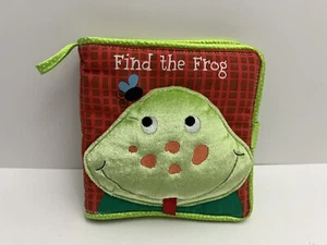 Manhattan Toy Find the Frog Fabric Cloth Baby Book 2009 Children's Soft Toy - Picture 1 of 16