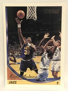 Karl Malone 🏀 1993-94 Topps Gold  basketball card NBA Utah Jazz #279 - Picture 1 of 1