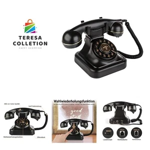 Teléfono fijo retro con control de timbre, remarcación, marcación de escritorio con cable vintage antiguo... - Imagen 1 de 7