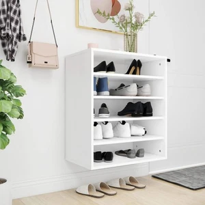 Shoe Cabinet Shoe Storage Rack Organiser Shoe Cupboard Engineered Wood vidaXL - Picture 1 of 84