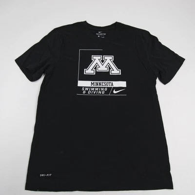 Minnesota Golden Gophers Nike Camiseta Manga Corta Camisa Para Hombre Negra Nueva Foto 1 de 4