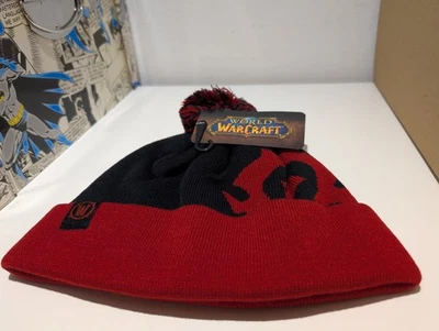 Jinx World Of Warcraft WoW Horde Crest Bobblehat NUEVO Rojo Negro - Juego Blizzard Foto 1 de 4