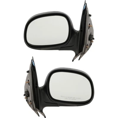 Power Mirrors Chrome Pair Set For Ford F150 2001-2003 Crew Cab RH and LH Side - Image 1 of 4