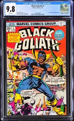 Black Goliath #1 CGC 9.8 White Pages 1976 Marvel Comics Bronze Age First Issue - Image 1 of 4