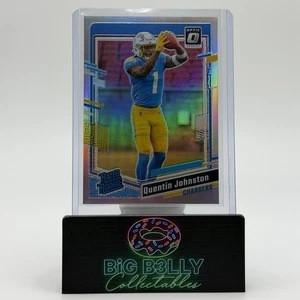 2023 Donruss Optic Quentin Johnston Rated Rookie Silver Holo Prizm #265 - Picture 1 of 2