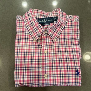 Ralph Lauren Short Sleeve Classic Fit Button Down Blake 100% Cotton XLarge Men - Picture 1 of 10