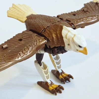 Vintage Transformers Beast Wars Silverbolt Action Figure Brown Eagle 1996 - Image 1 of 4