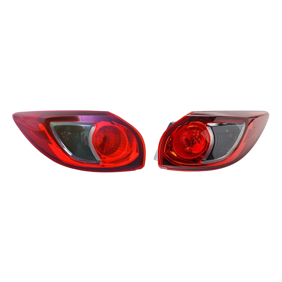 TYC Left & Right Outer Tail Light Lamp Assembly Set for Mazda CX-5 Sport Utility - Image 1 of 1