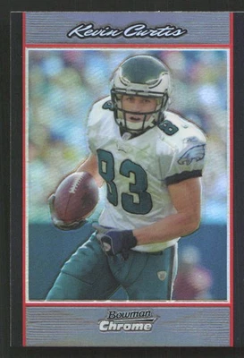 2007 Bowman Chrome Kevin Curtis Refractors #BC158 Card - Image 1 of 2
