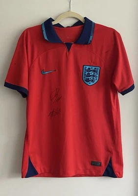Fussballtrikot England Nationalmannschaft Original Signiert Autogramm - Bild 1 von 4
