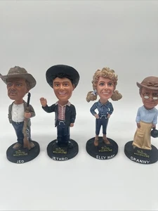 2004 Beverly Hillbillies Bobblehead Set Granny Jed Jethro Elly maggio da 6,5” a 7,5” - Foto 1 di 7