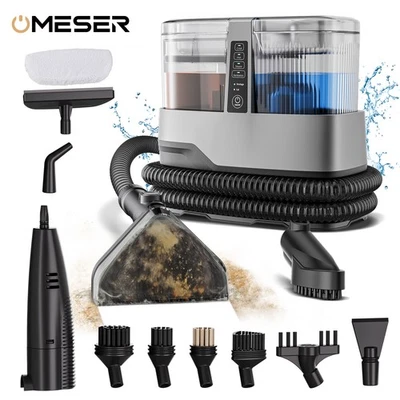 15000Pa Dampf Tragbar Waschsauger Nass Sauger Teppich Polster Reiniger Dual Tank - Bild 1 von 4