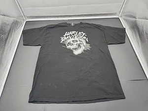 Harley-Davidson Men's Skull Blend Short Sleeve Crew-Neck T-Shirt - Black 2XL - Picture 1 of 11
