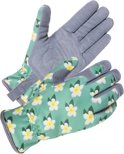 SKYDEER Premium Genuine Deerskin Suede Women's Medium, Green - Picture 1 of 8