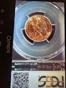 France 20 Francs, 1909 - Picture 1 of 2