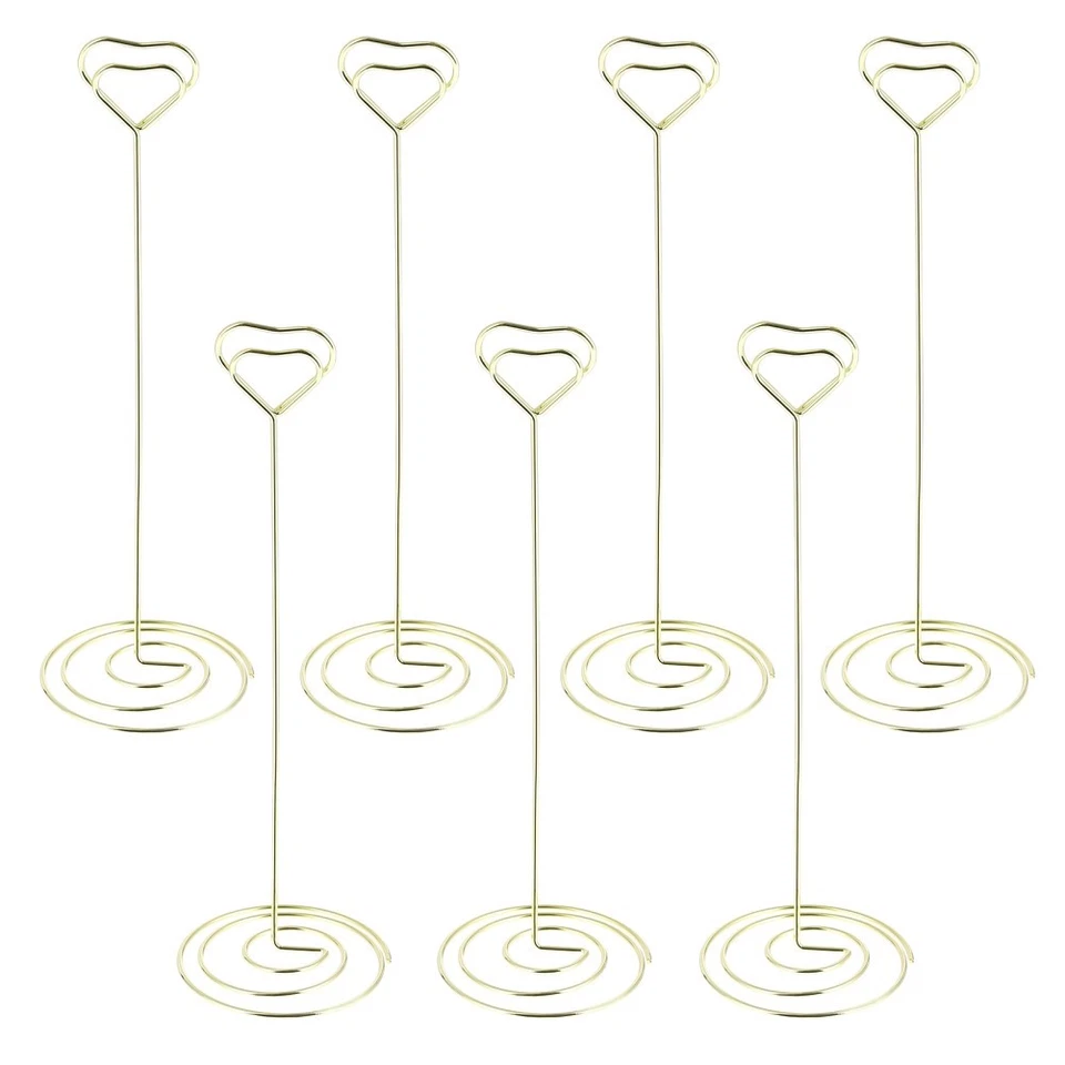  Fotohalter Metall Kartenhalter Herzform Herzförmige Kartenklammern - Bild 1 von 4