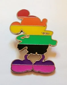 Pride Mickey Mouse Rainbow Disney Trading Pin Collectible Free Shipping - Picture 1 of 2