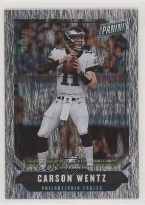 2018 Panini National Convention Magnetic Fur /99 Carson Wentz #25 - Image 1 of 2