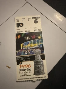 1996 Game 5 Philadelphia Flyers Vs. Panthers Last Game At Spectrum Ticket Stub - Picture 1 of 1